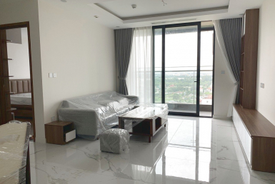 Cho thuê căn hộ 2 phòng ngủ, đủ đồ, view sông Hồng tại Sunshine City 11